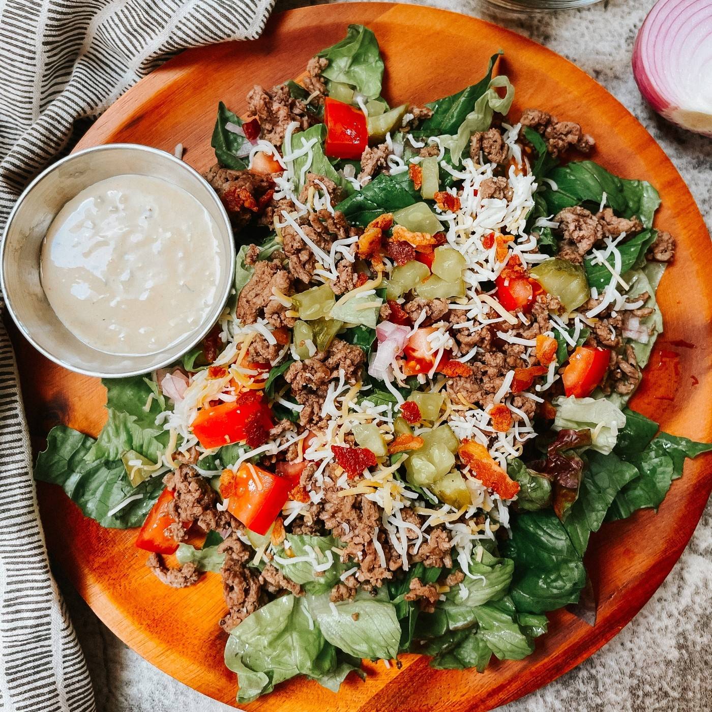 Big Mac Salad – Grown Strong