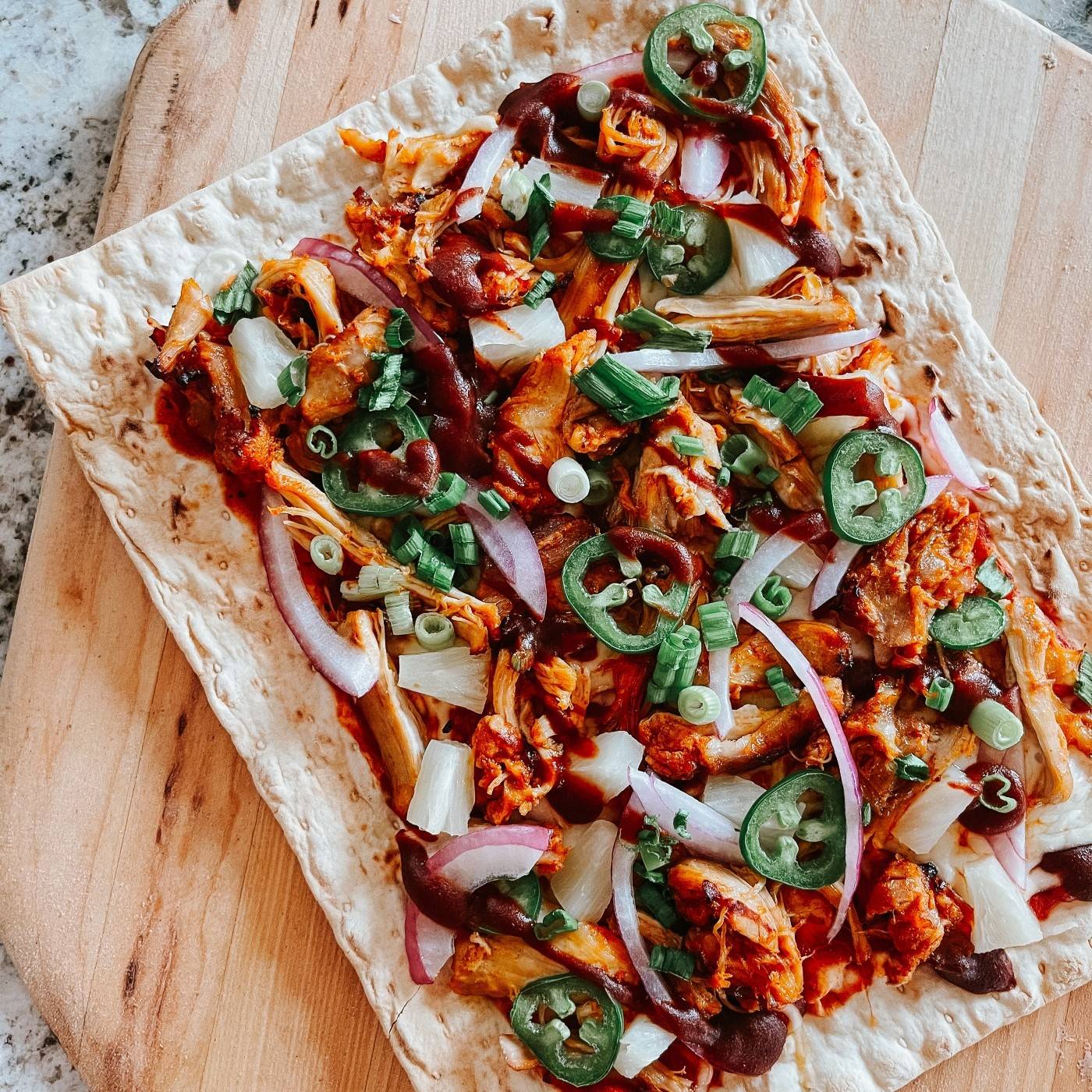 BBQ Chicken Pizza – Grown Strong