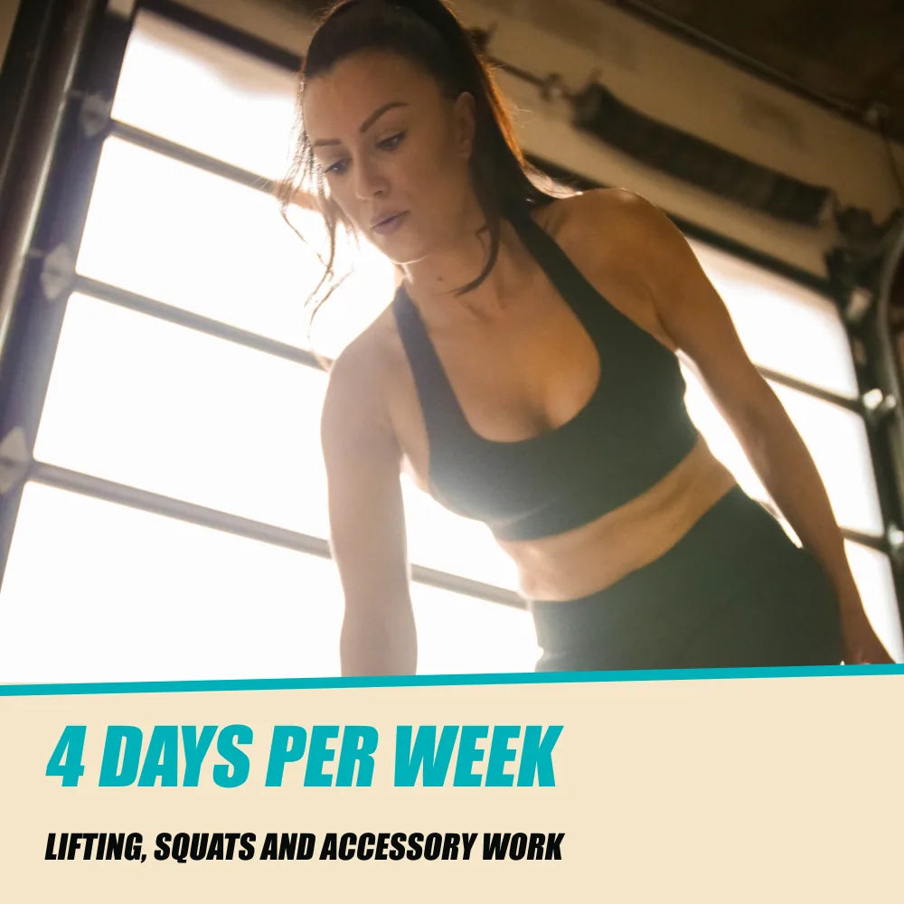 Snatch Strength. 4 days per week. Dumbbell row
