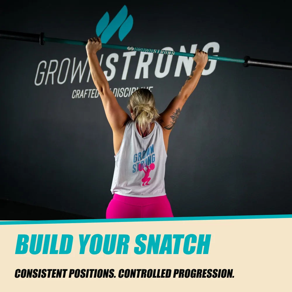 Snatch Strength. Build your snatch. Overhead barbell position