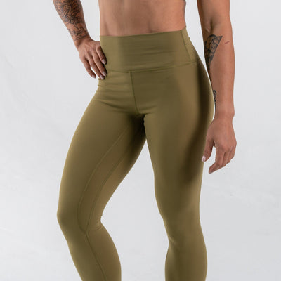 Limitless X Fearless Leggings - Olive - Grown Strong Fitness