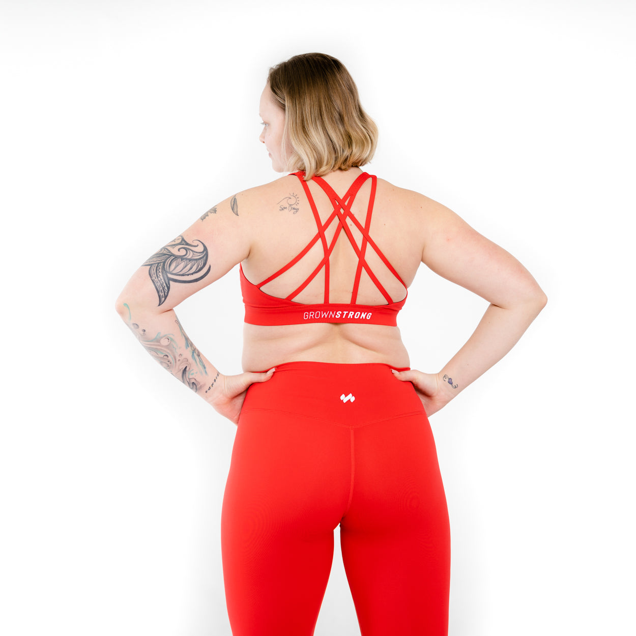 Limitless X Fearless Bra - Ruby - Grown Strong Fitness